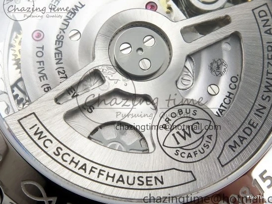 MIROTIME 0422 Casual Portuguese Chrono IW3716 Z+F 1:1 Best Edition White Dial on Blue Rubber Strap A 7016